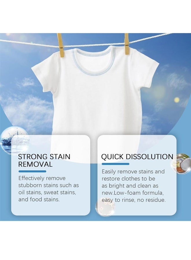 Clothing Stain Remover Spray, Effective On Oil/Sweat/Food Stains, Quick-Dissolving Mild Formula, Safe For All Fabrics, Daily Reliable Cleaning Solution - Image 3